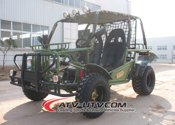 150CC Automatic Dune Buggy, Green Go Kart Hammer Style